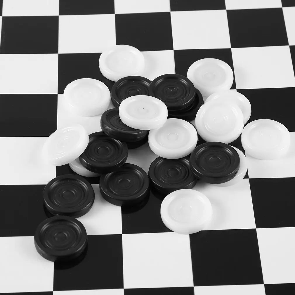 ዳማ Chessboard International Chess Set Travel Board Game Competition Toy