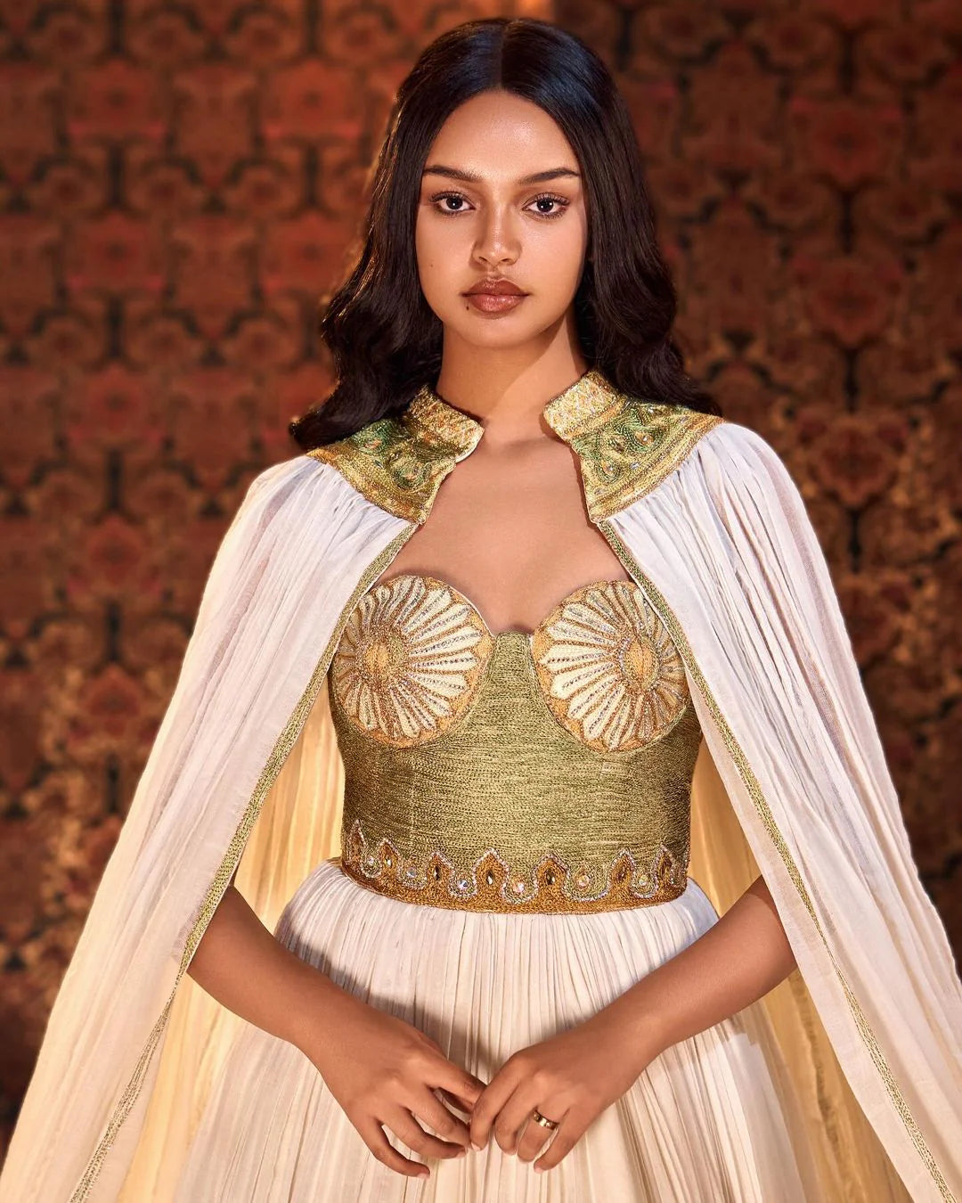 Radiant Stunning Habesha Bridal Gown Beaded Habesha Wedding Attire Habesha Elegance