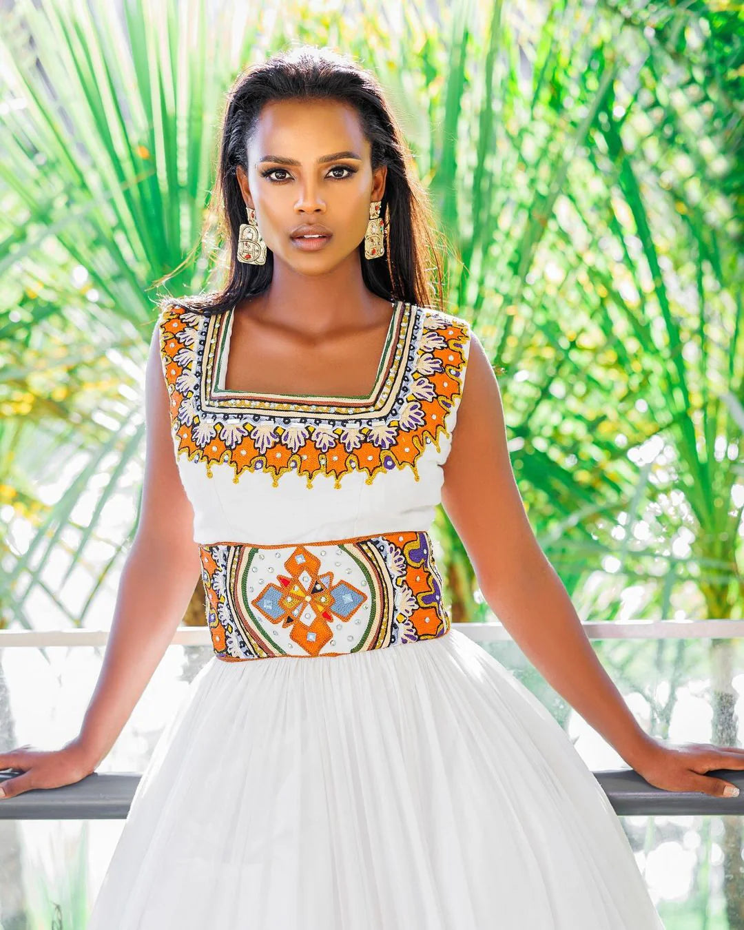 Exquisite Patterned Habesha Dress for Every Occasion, Modern Habesha Kemis Simple Habesha Dress