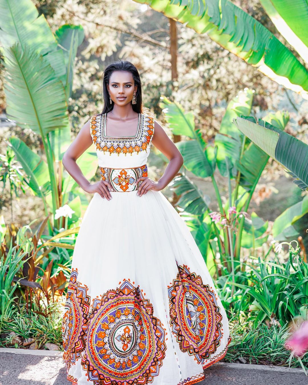Exquisite Patterned Habesha Dress for Every Occasion, Modern Habesha Kemis Simple Habesha Dress