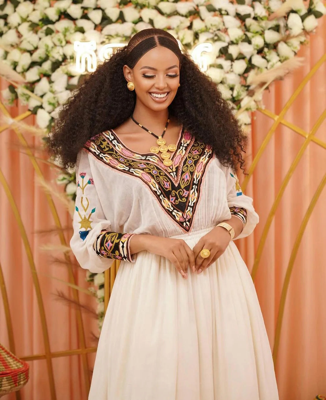 Detailed Grace Habesha Attire with Stunning Designs Habesha Kemis