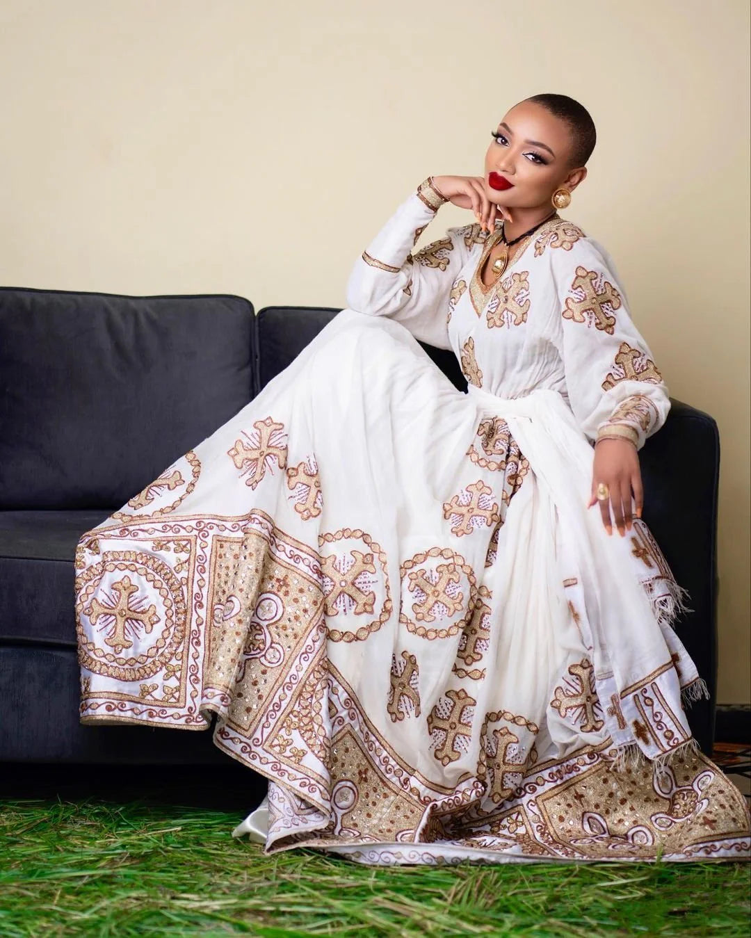 Wedding Habesha Libs Handwoven Habesha Kemis Elegant Habesha Dress