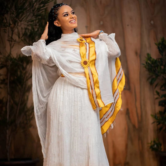 Stunning Habesha Dress Handcrafted Habesha Kemis Contemporary Habesha Libs