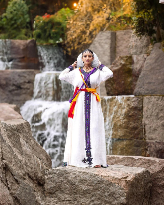 Tigray cultural attire, beautiful Habesha dress, Ashenda garment