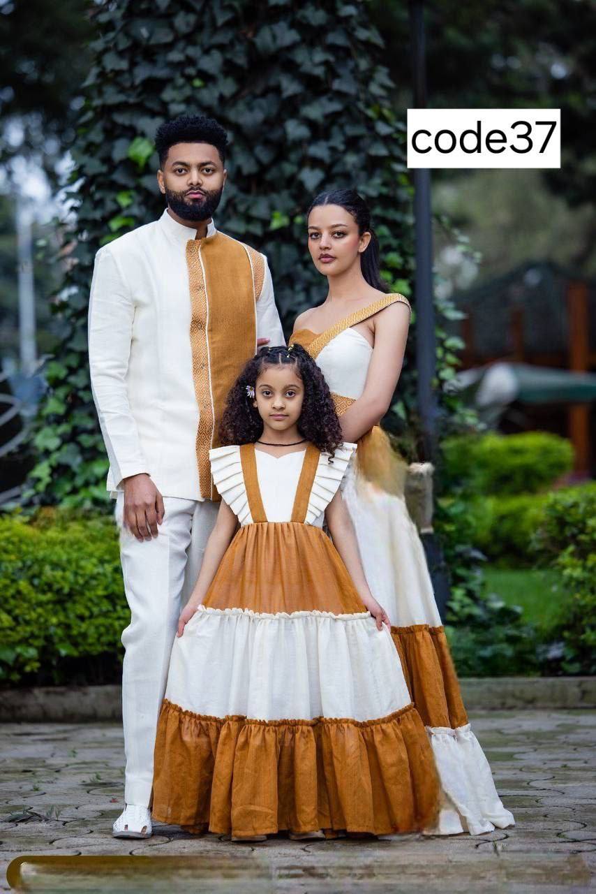 Chic Earthy Elegance A Family Fashion Statement