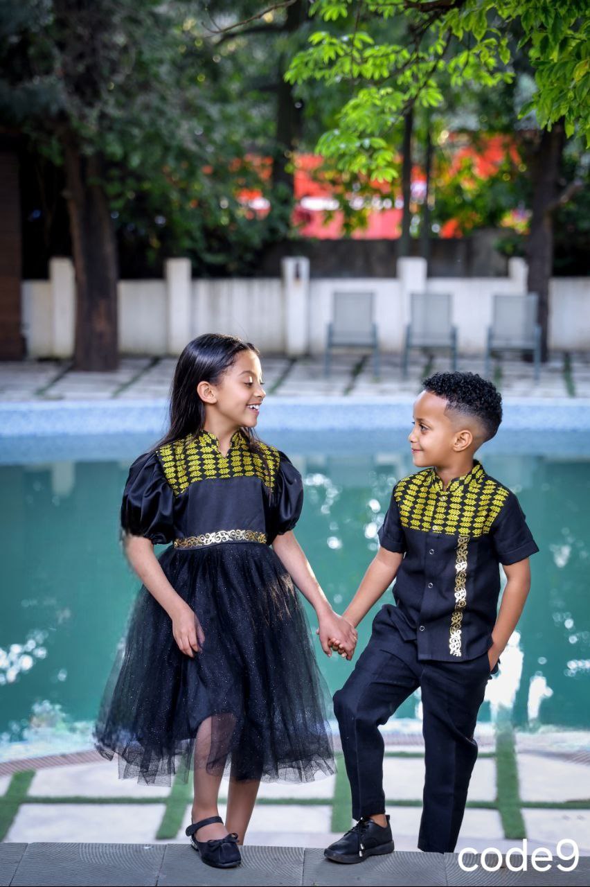 Stylish Kids' Habesha Cloth: Tradition and Modern Flair