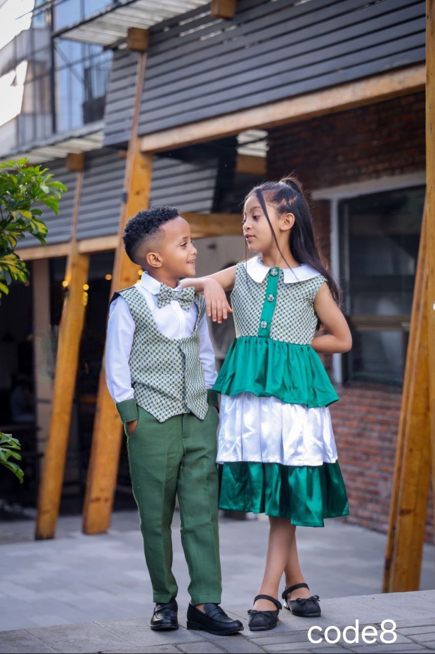 Charming Kids' Habesha Cloth: Celebrating Heritage with Style