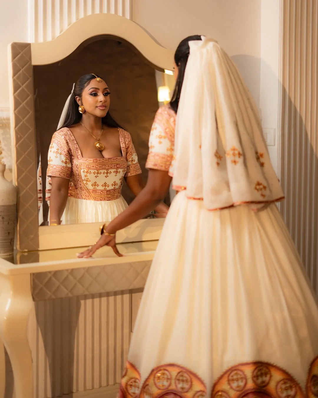 Elegant Heritage A Stunning Habesha Dress