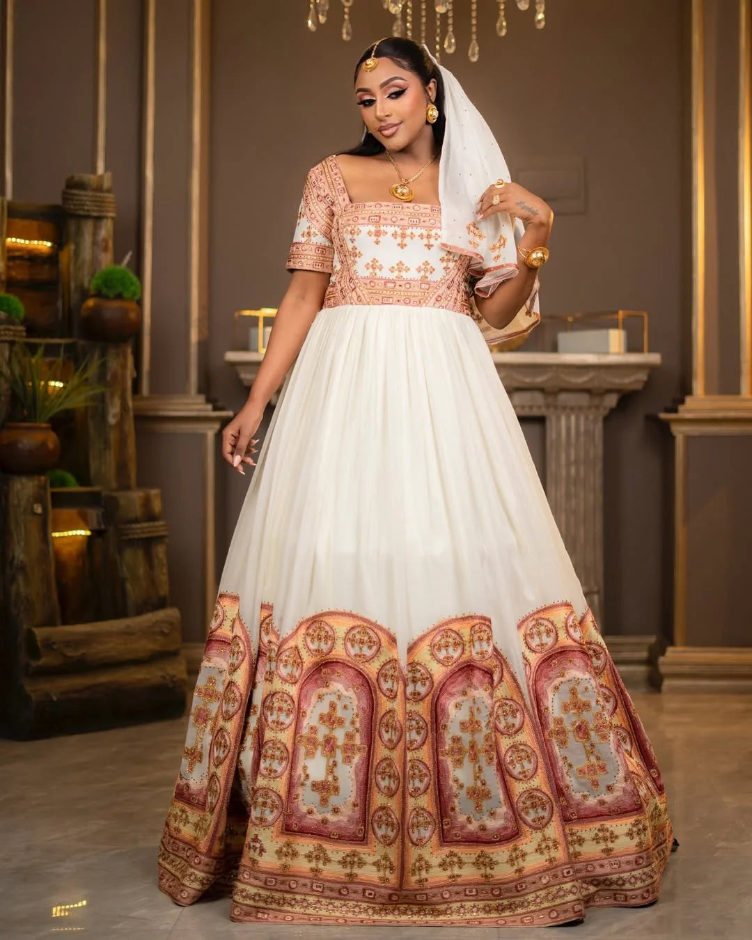 Elegant Heritage A Stunning Habesha Dress
