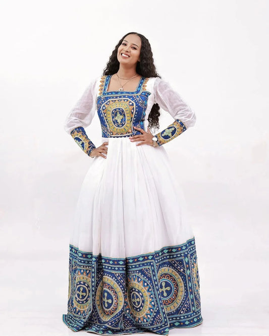 Exquisite Harmony Celebrating Culture in Habesha Gowns