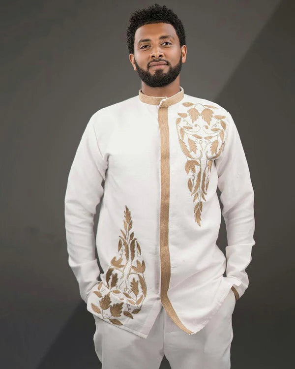 Gorgeous Wedding: Stylish Habesha Couples Outfit