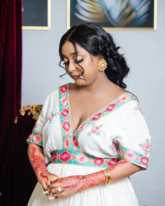 Stunning Habesha Couples Outfit for Weddings