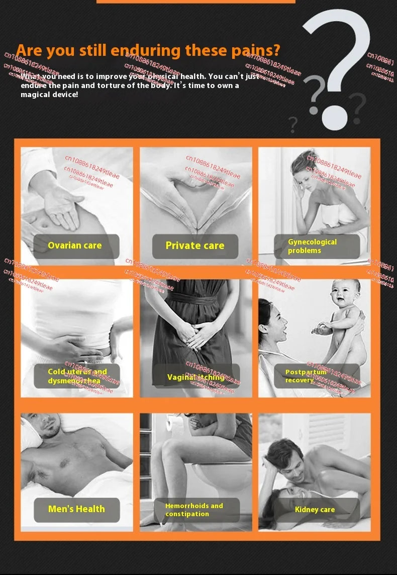 Anti-dry burning fumigation instrument gynecological traditional Chinese medicine sitting moxibustion instrument