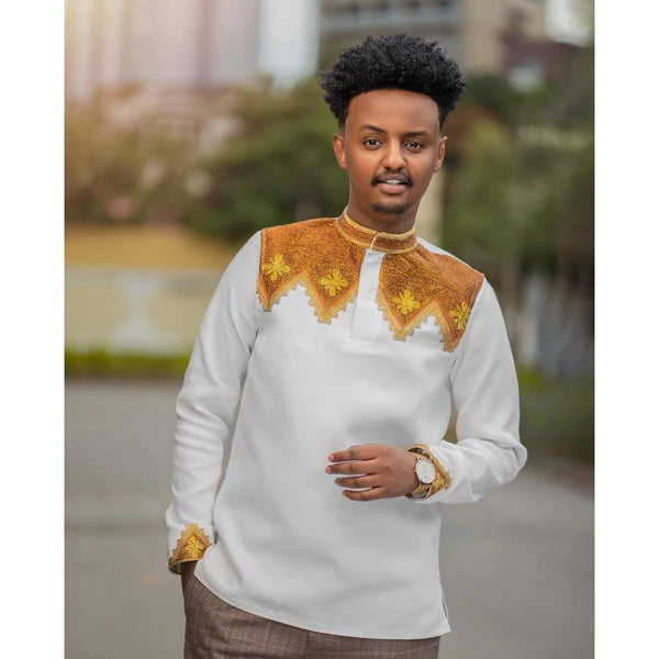 Ethiopian Attire Habesha Attire For Men Ethiopian Garment Men's Wear Ethiopian Attire Men's.
