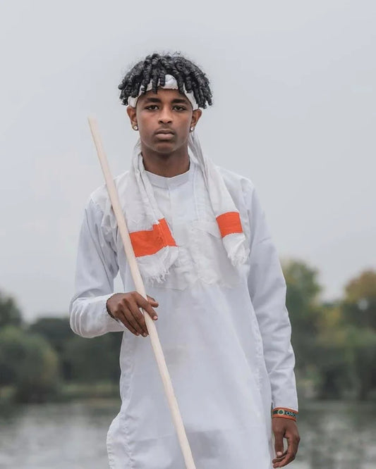 Wollega Oromo Outfit For Men With Shoes Oromo Shirt Habesha Shirt For Men