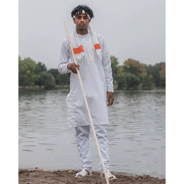 Wollega Oromo Outfit For Men With Shoes Oromo Shirt Habesha Shirt For Men