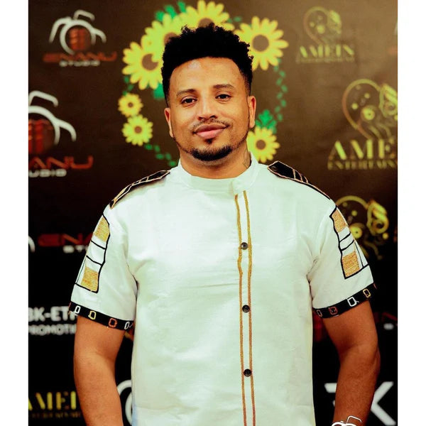Handwoven Habesha Shirt for Men Habesha Cloth Exquisite Traditional Shirt Habesha Libs