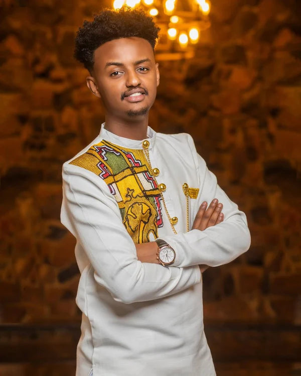 Modern Habesha Shirt for Men Habesha Libs Traditional Attire
