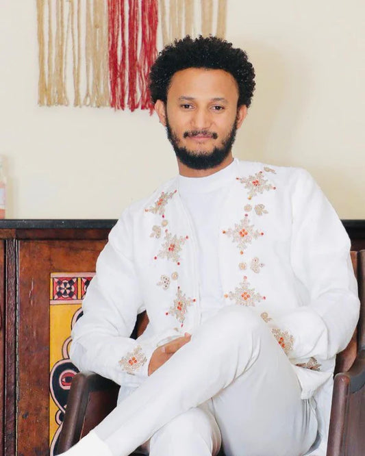 Contemporary Habesha Shirt for Men Habesha Men's Attire