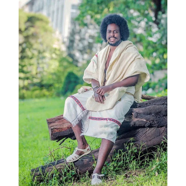 Karayu Oromo Attire for Men Karayu Oromo Attire for Men Habesha Garment Traditional Shirt