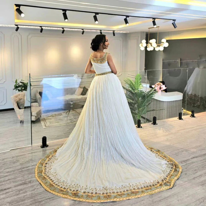 exquisite Habesha wedding dress showcases the exceptional skill and artistry