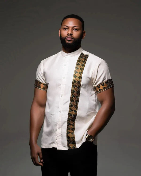 Elegant Habesha Men's Traditional Shirt