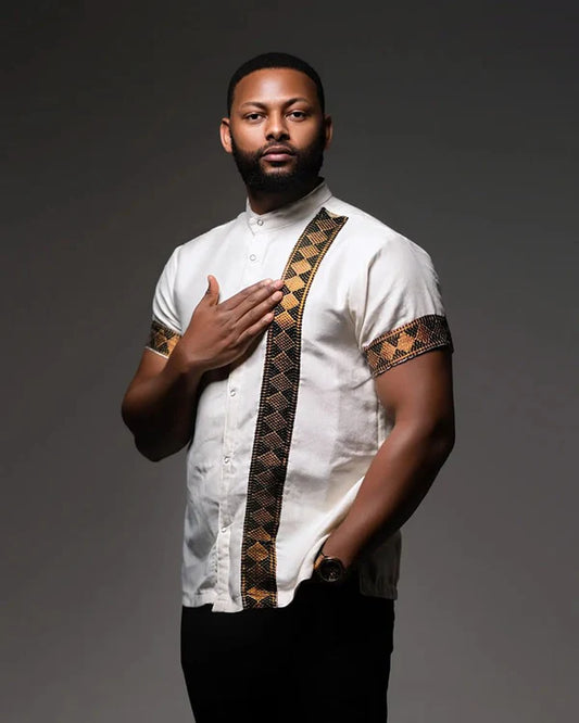 Elegant Habesha Men's Traditional Shirt