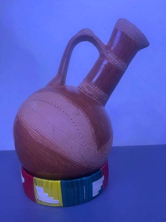 Ethiopian _Eritrean Traditional Coffee Pot (Jebena