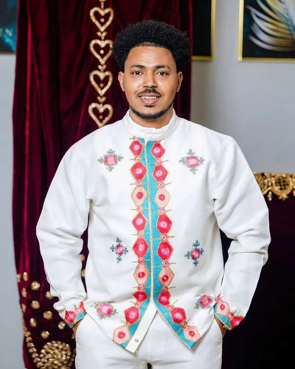 Stunning Habesha Couples Outfit for Weddings