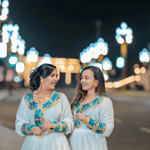Stunning Green Habesha Dress