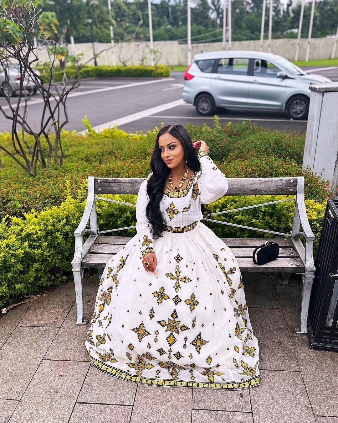 Stunning Habesha Dress Contemporary Habesha Attire Women's Fashion Habesha Kemis