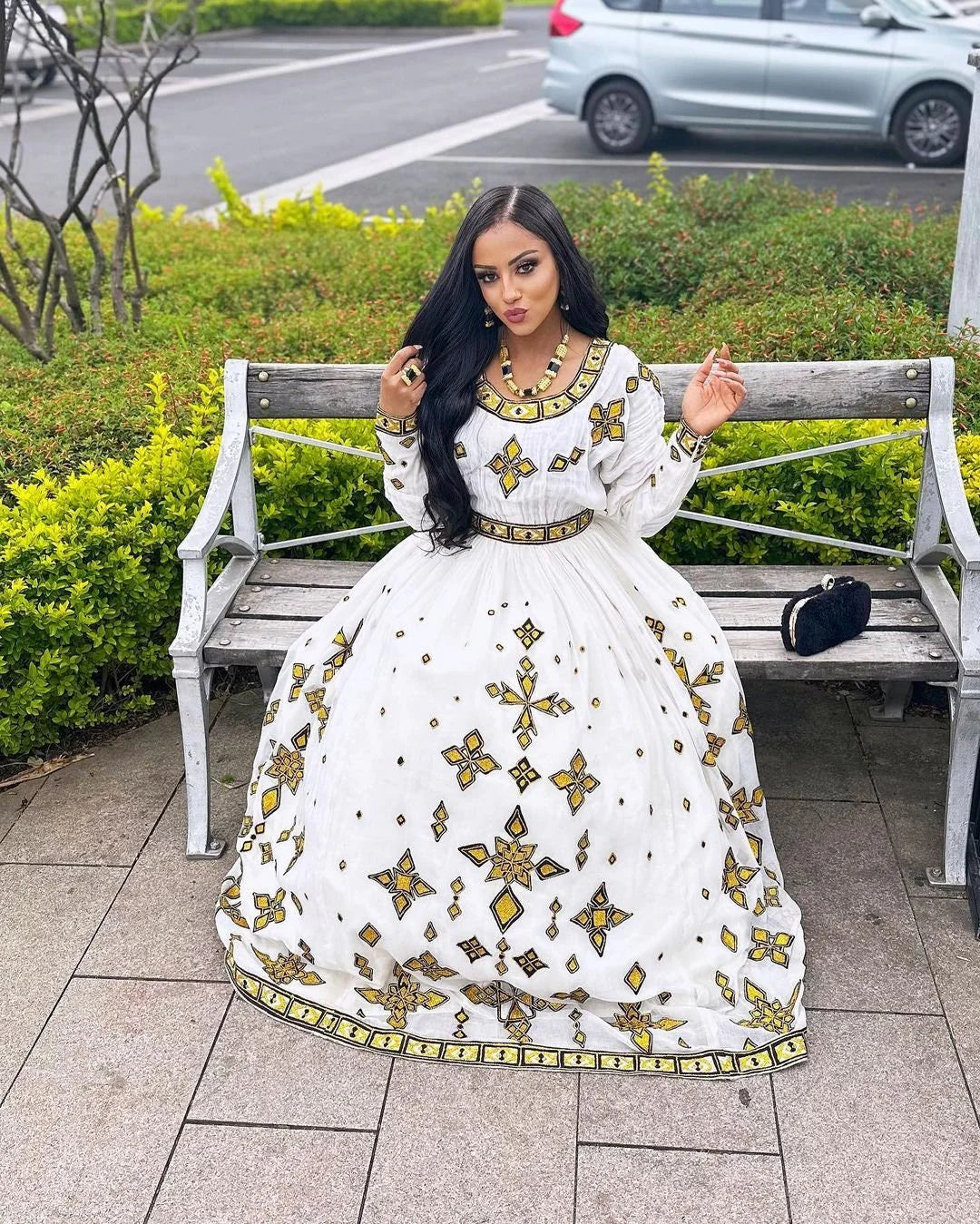 Stunning Habesha Dress Contemporary Habesha Attire Women's Fashion Habesha Kemis