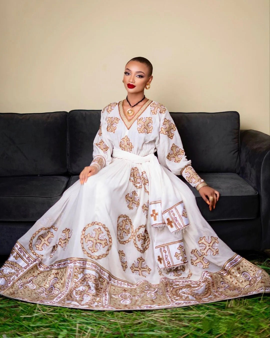 Wedding Habesha Libs Handwoven Habesha Kemis Elegant Habesha Dress