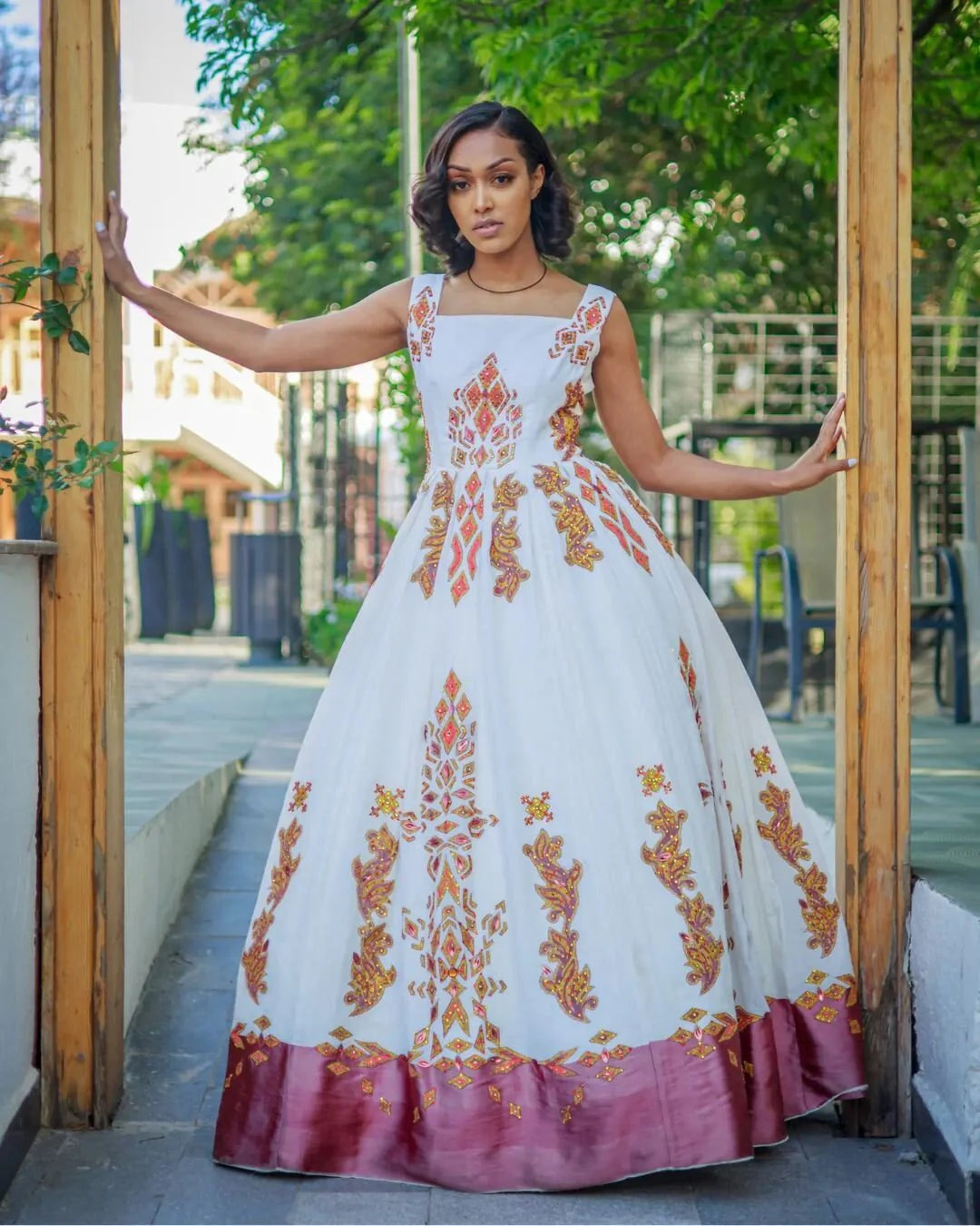 Simple Habesha Kemis Handwoven Habesha Wedding Dress Traditional Habesha Attire