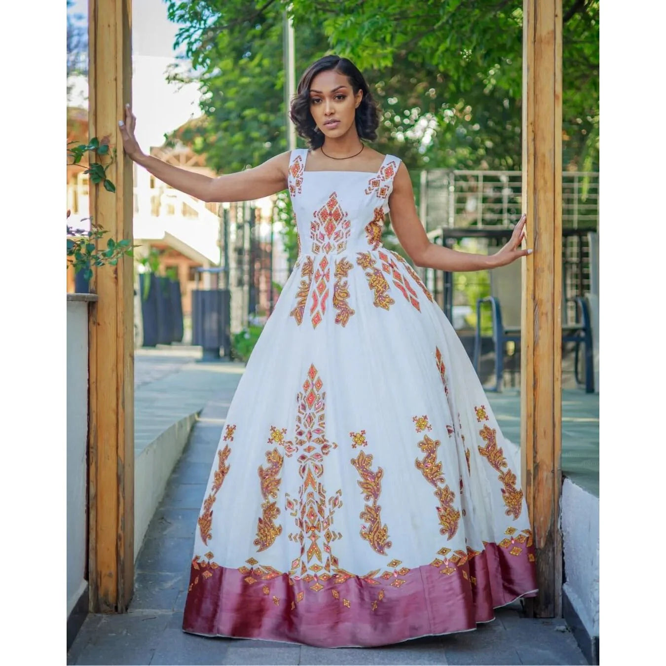 Simple Habesha Kemis Handwoven Habesha Wedding Dress Traditional Habesha Attire