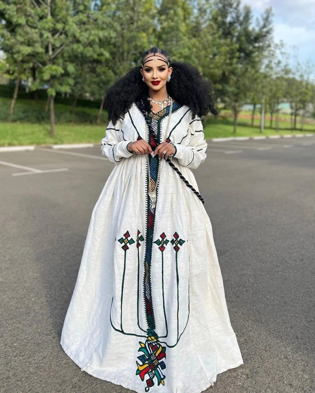 Exquisite Fetil Habesha gown, Habesha attire, and Habesha garment