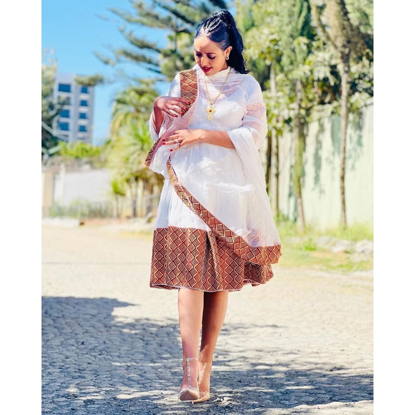 Contemporary Habesha Dress Stylish Women's Habesha Kemis for Every Occasion