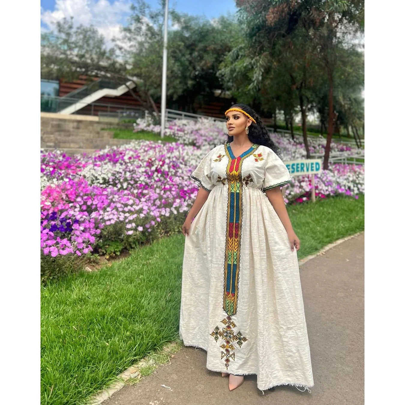 Artisan-Crafted Habesha Kemis, Contemporary Yet Traditional Attire