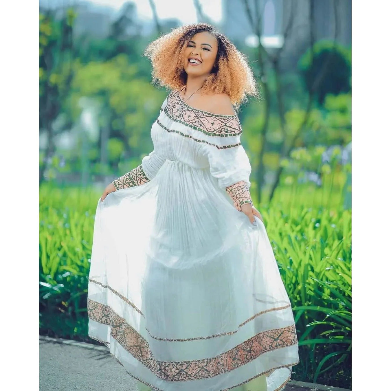 Handwoven Habesha Kemis Stunning Habesha Attire, Traditional Garment Celebrating Cultural Heritage