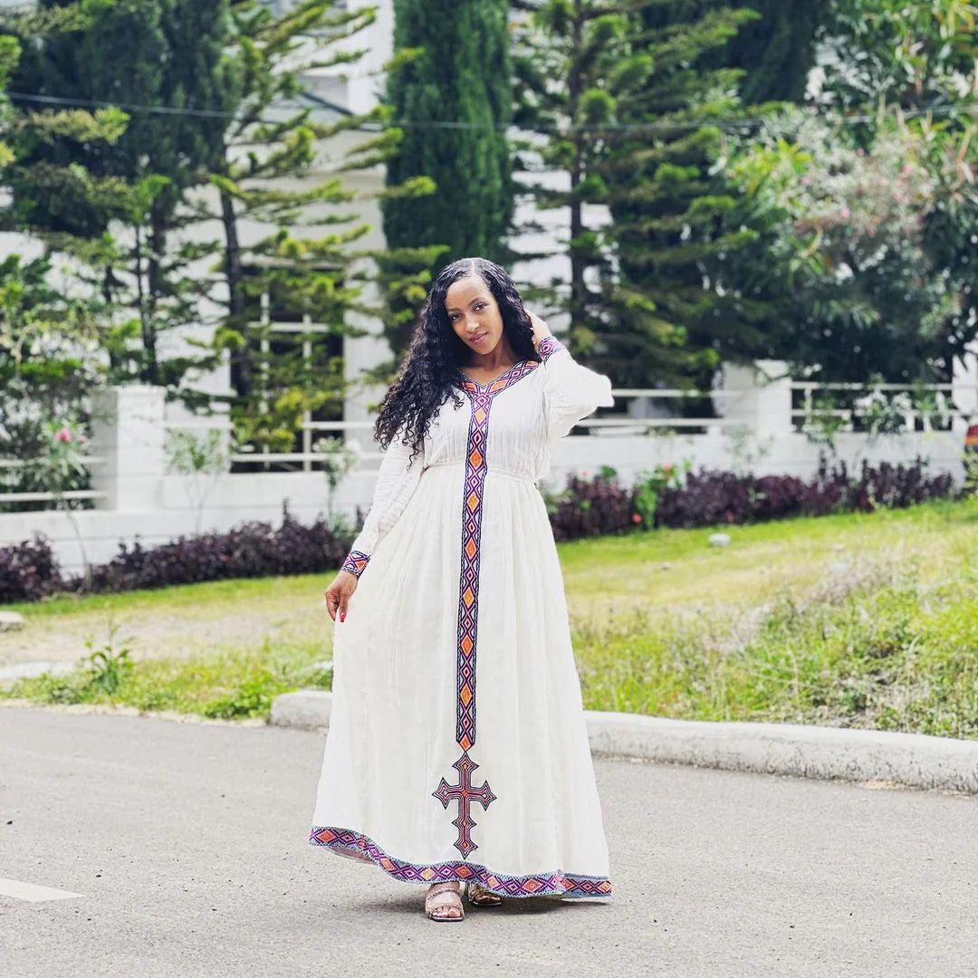 Modern Elegance Cultural Habesha Garment Stylish Habesha Kemis