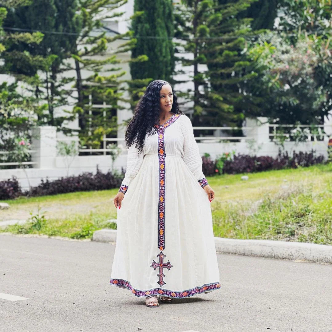 Modern Elegance Cultural Habesha Garment Stylish Habesha Kemis
