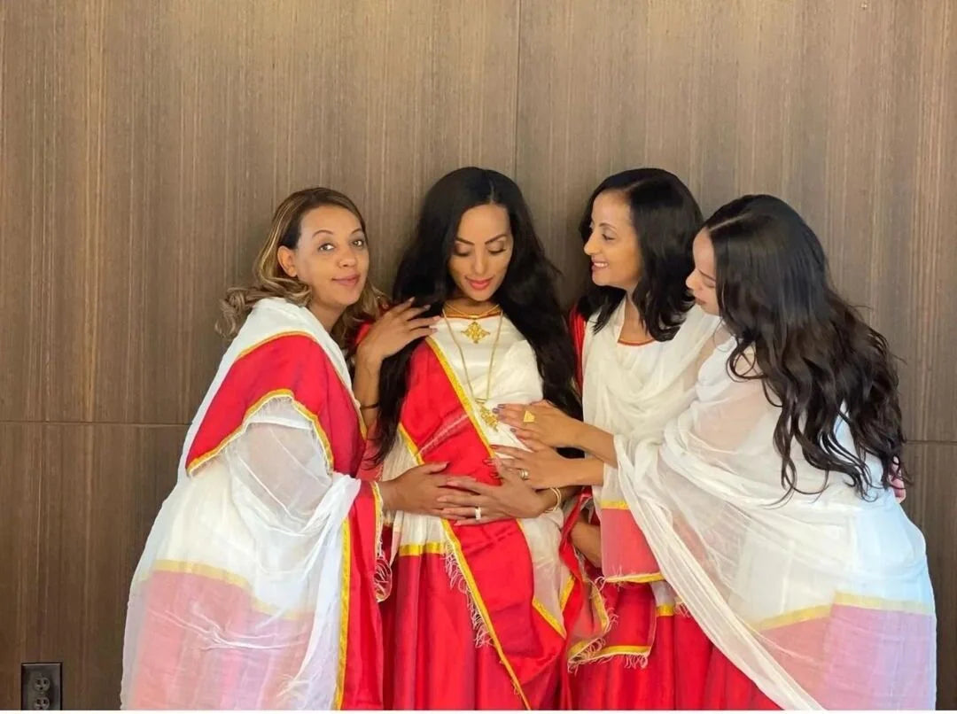 Colorful Short Habesha Dress Style: Modern Habesha Kemis and Libs