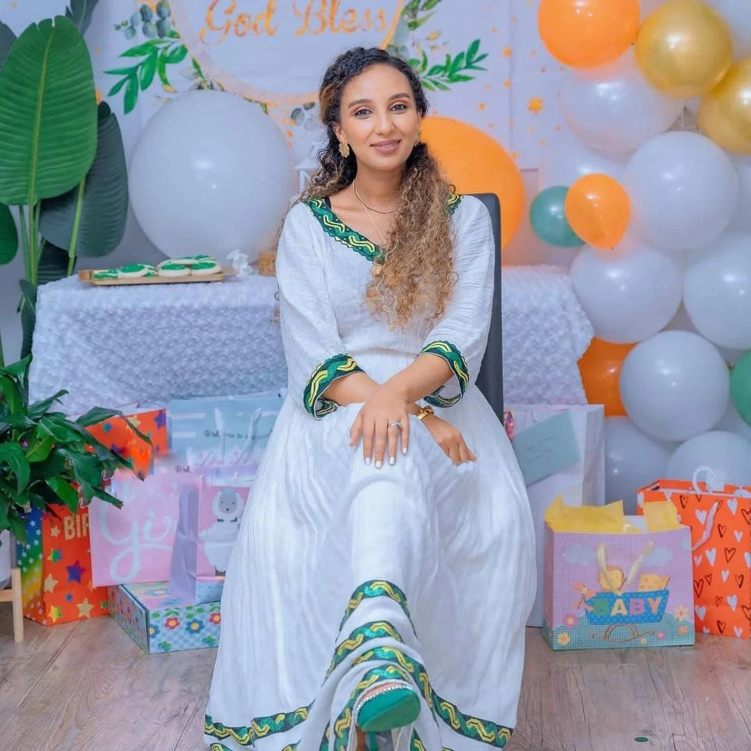 Stunning Cultural Attire Modern Habesha Dress and Kemis Design