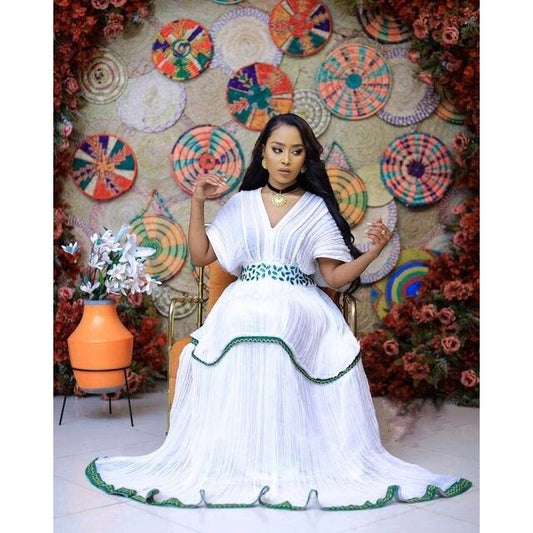 Modern Habesha Kemis and handwoven Habesha Libs reflect the essence of Habesha fashion