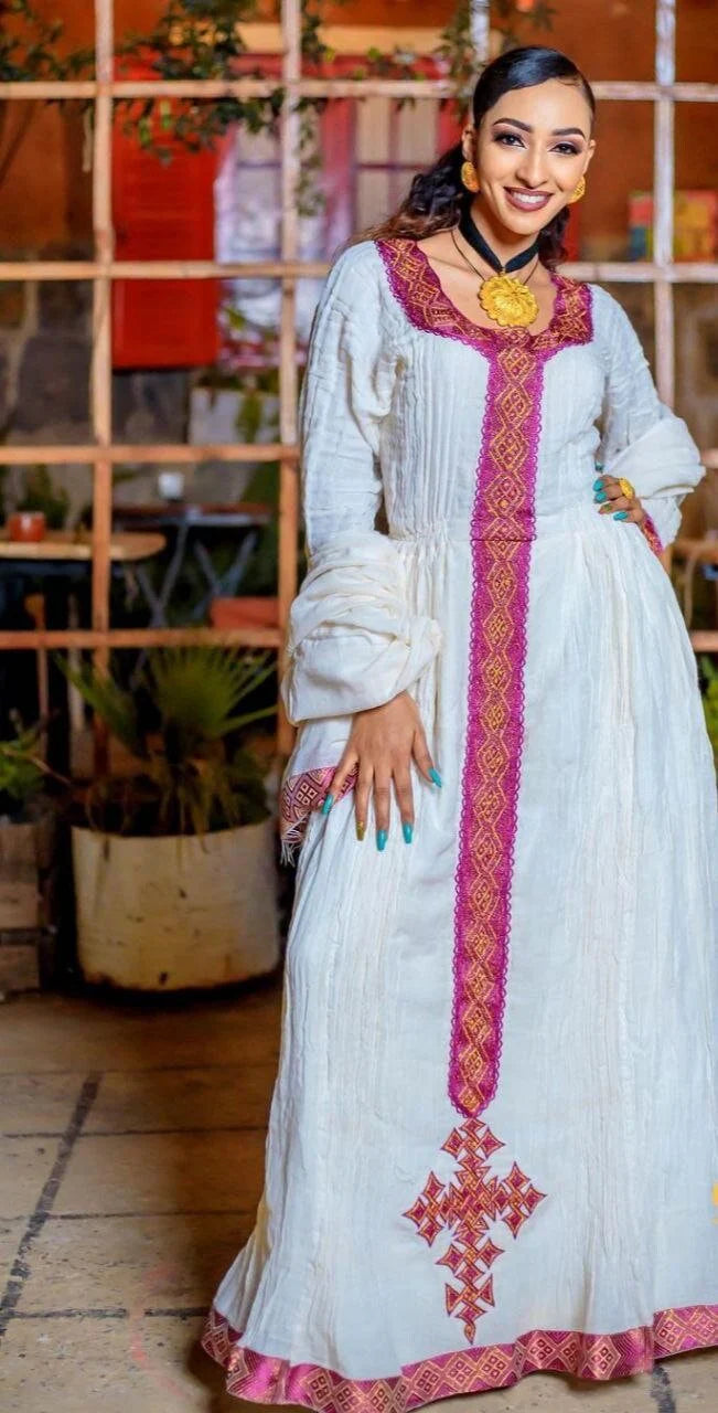 Stunning Habesha Wear Handmade Habesha Dress
