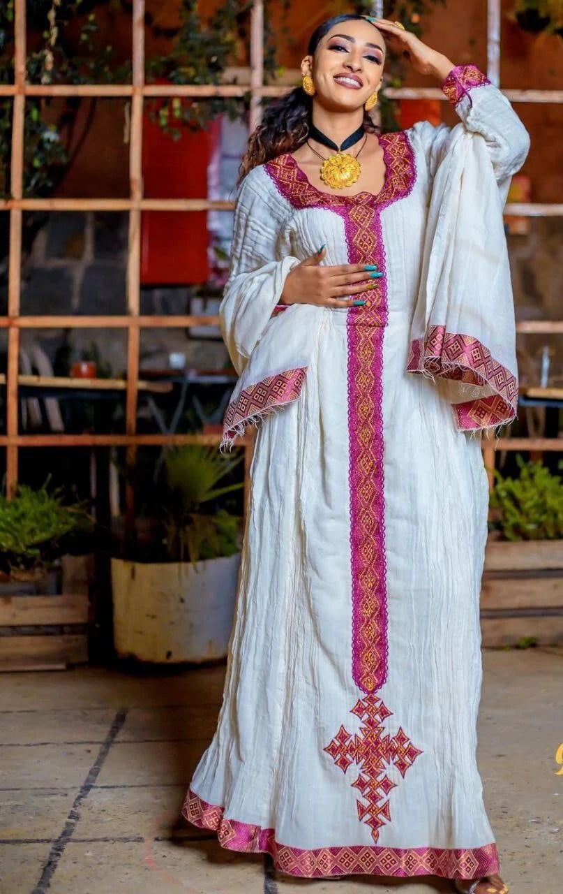 Stunning Habesha Wear Handmade Habesha Dress