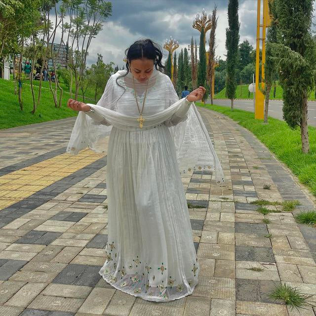 Minimalist Everyday Attire Habesha Garment Contemporary Design Habesha Kemis