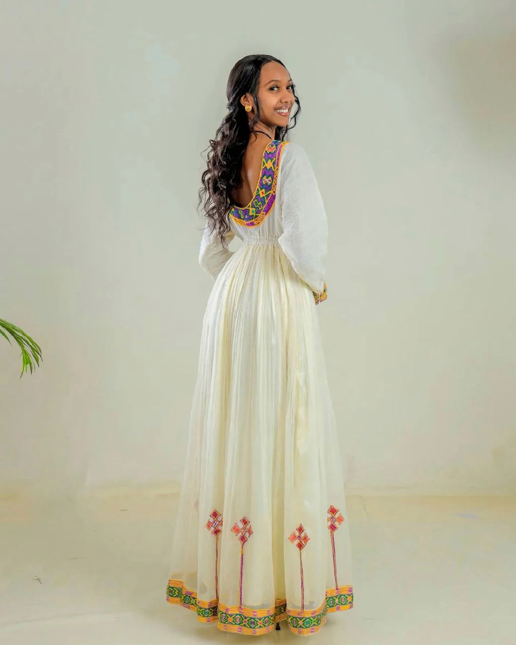 Radiant Graceful Habesha Dress The Allure of Effortless Habesha Kemis