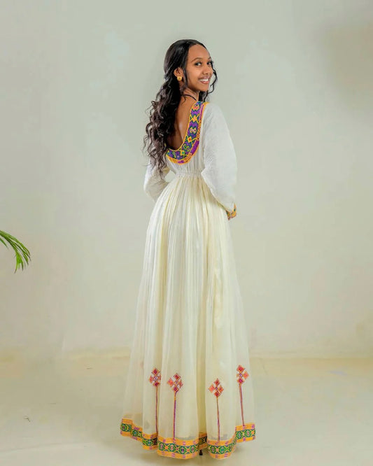 Radiant Graceful Habesha Dress The Allure of Effortless Habesha Kemis