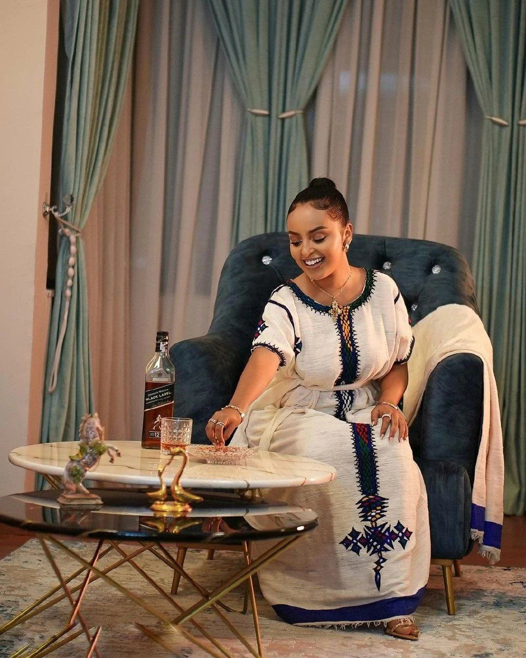 Classic Gondar Habesha Ensemble Simple Ethnic Habesha Outfit